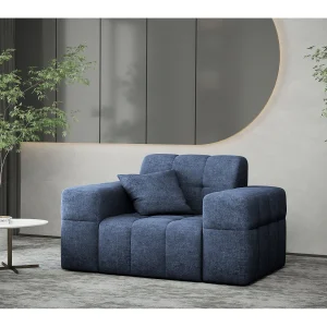 Fauteuilserie NIMES stijlvolle stof Perfect Harmony Donkerblauw Fauteuilserie NIMES stijlvolle stof Perfect Harmony Donkerblauw