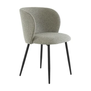 Eetkamerstoel ELYNA – 56x55x79cm – Grijs – Set van 2 Eetkamerstoel ELYNA – 56x55x79cm – Grijs – Set van 2