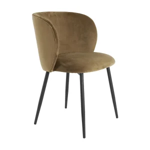 Eetkamerstoel ELYNA – 56x55x79cm – Bruin – Set van 2 Eetkamerstoel ELYNA – 56x55x79cm – Bruin – Set van 2