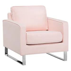 Fauteuil stof roze VIND