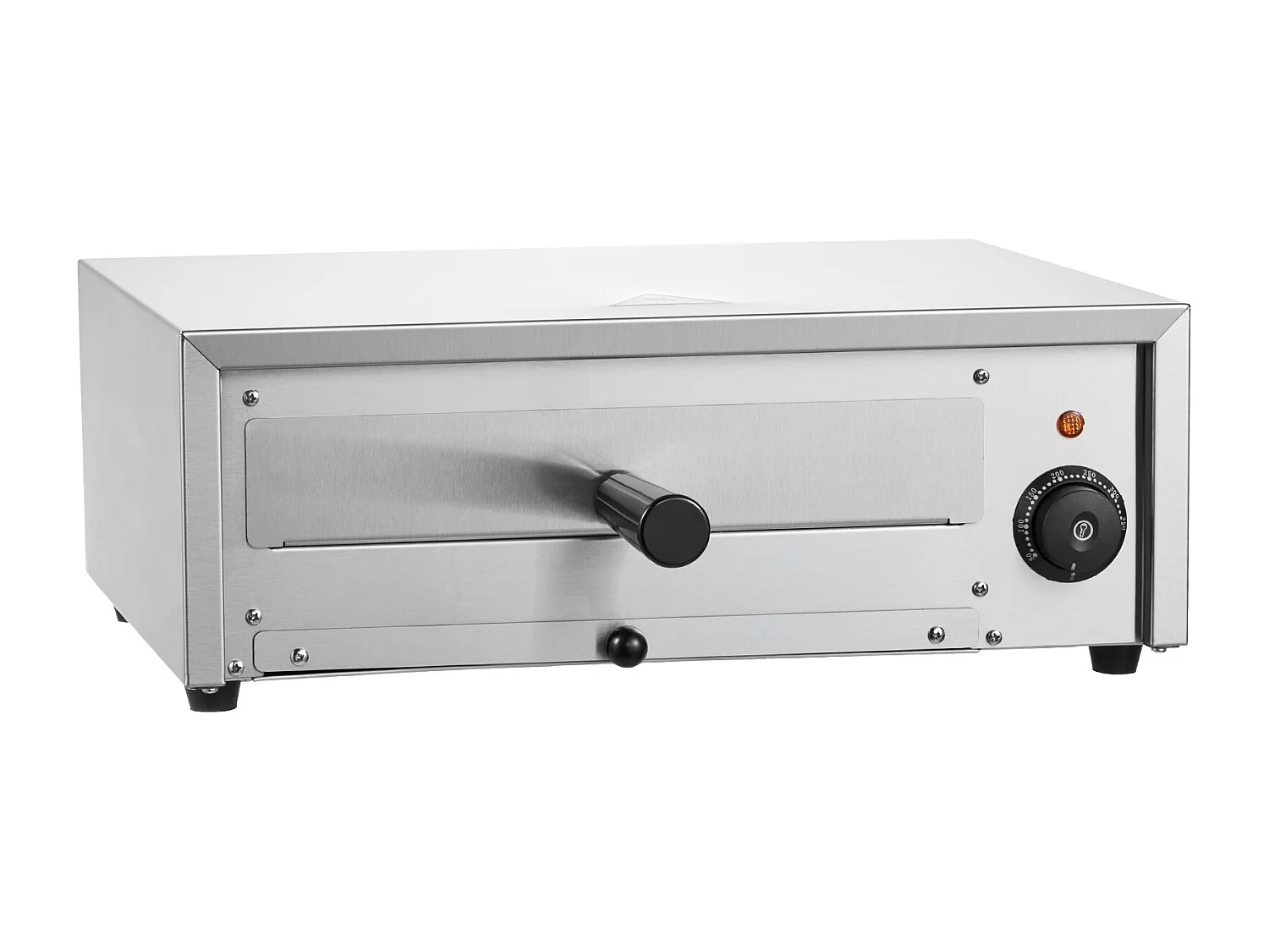 Elektrische Pizzaoven SucceBuy 30,48CM 1500 W 50-350 ℃ Temperatuur Platblad Opsamelaar van Brokkels Afneembaar