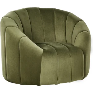 Fauteuil fluweel donkergroen MALUNG Fauteuil fluweel donkergroen MALUNG