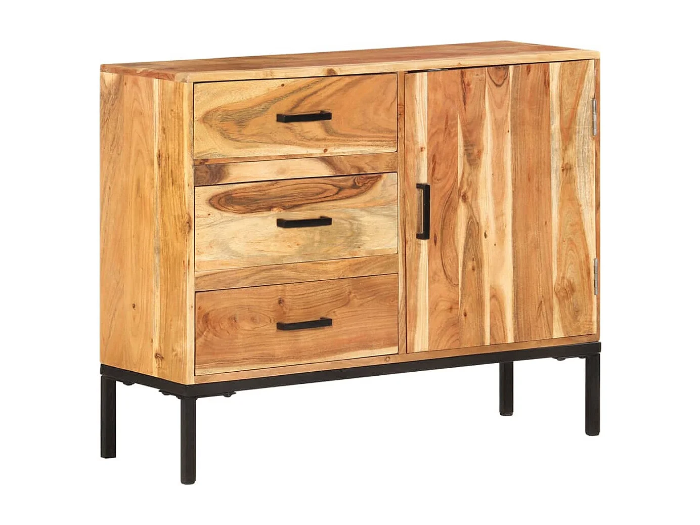 Dressoir 88x30x73 cm massief acaciahout