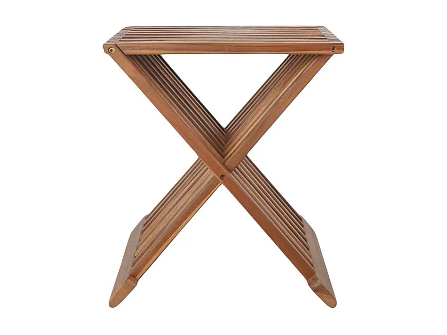 ERTO teakhouten kruk 45 cm
