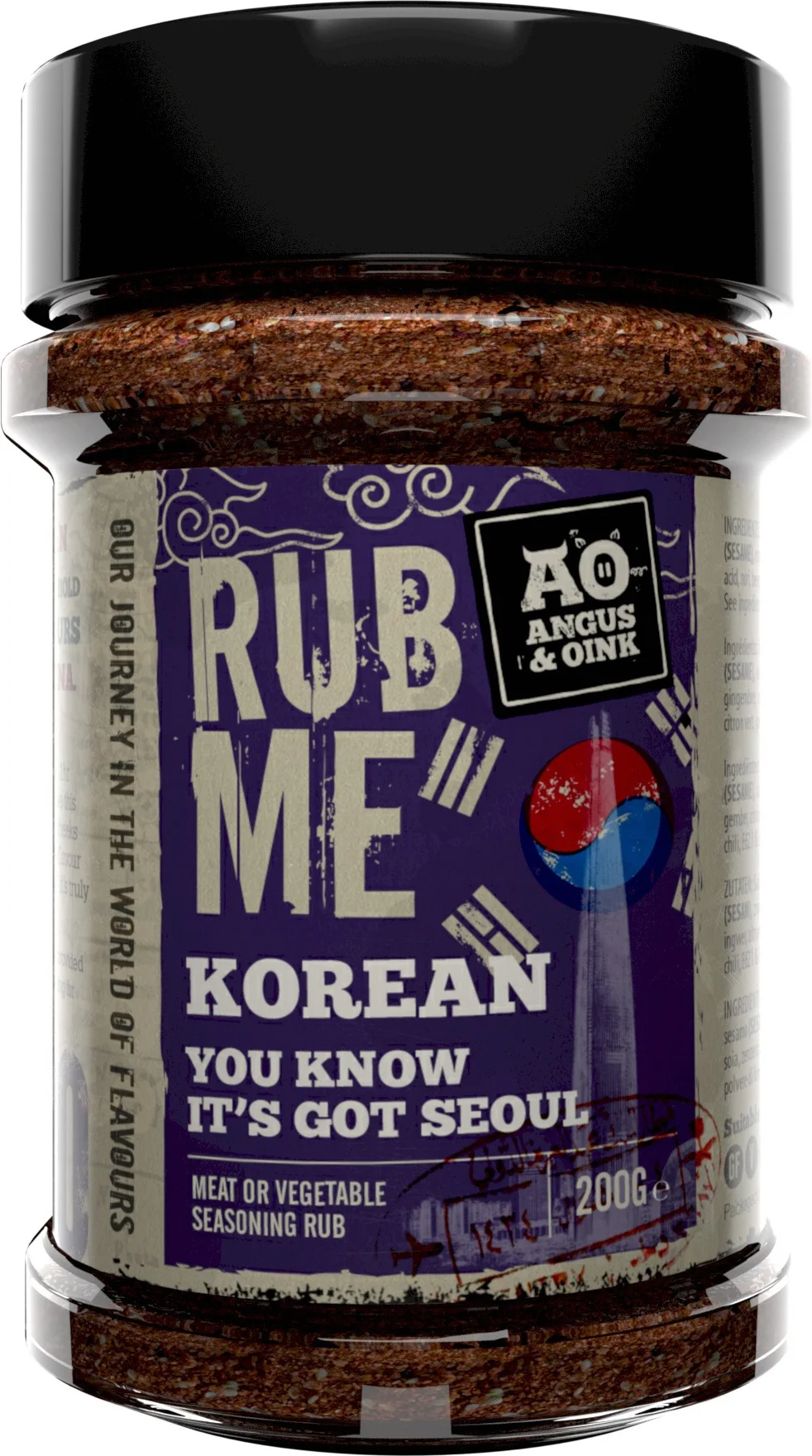 Angus & Oink kruiden rub Korean 200 gr