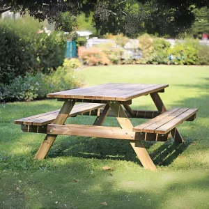 "Easy" buitentafel van autoclaafbehandeld grenenhout cm 178×154 72h