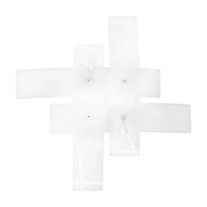 Frida – Applique 2 lumières E27 en verre blanc satiné – Cadre chromé, max 2x70W, ampoules exclues, largeur 70cm Frida – Applique 2 lumières E27 en verre blanc satiné – Cadre chromé, max 2x70W, ampoules exclues, largeur 70cm
