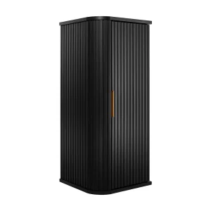 ELEGANCE Hoge badkamerkast 31,5 × 35,5 × 79 cm zwart ELEGANCE Hoge badkamerkast 31,5 × 35,5 × 79 cm zwart