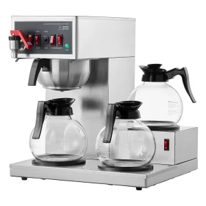 Filterkoffiemachine SucceBuy Commercieel 12 Tassen met 3 Karakels en Verwarmers Filterkoffiemachine SucceBuy Commercieel 12 Tassen met 3 Karakels en Verwarmers