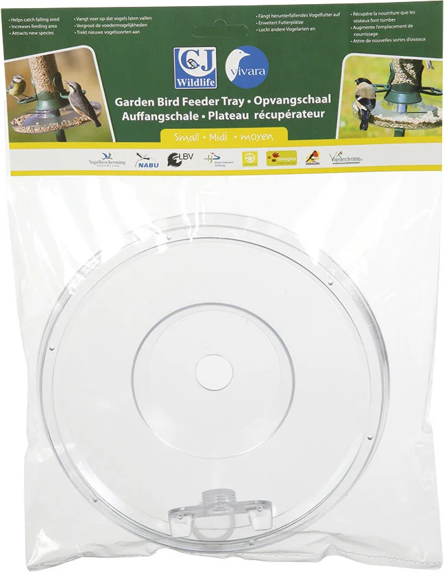CJ Wildlife opvangschaal transparant D 22,5 H 4 cm