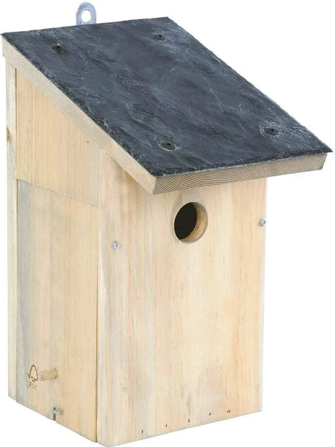 CJ Wildlife vogelhuisje San Francisco leisteen 21,5 x 16,5 x 30 cm