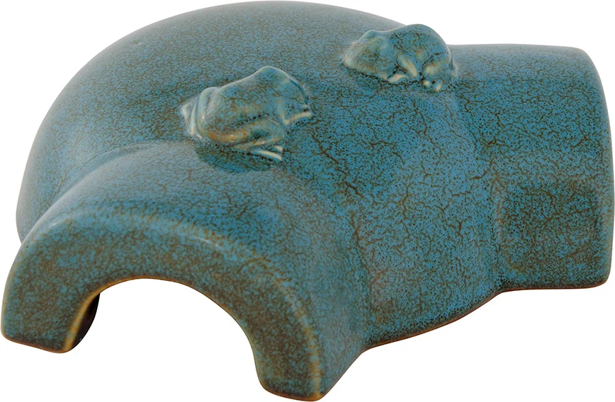 CJ Wildlife paddenhuis Vierno turquoise 14 x 18 x 5 cm