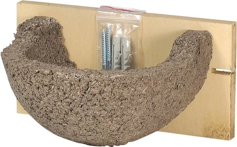 CJ Wildlife vogelhuisje boerenzwaluw naturel 11,5 x 22 x 14 cm