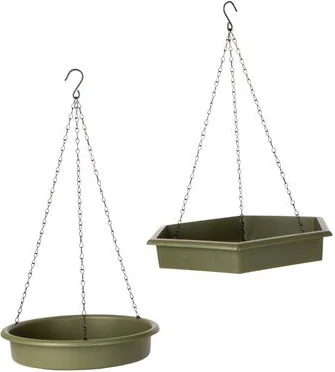 CJ Wildlife vogelbad groen duoset D 32 H 5 cm