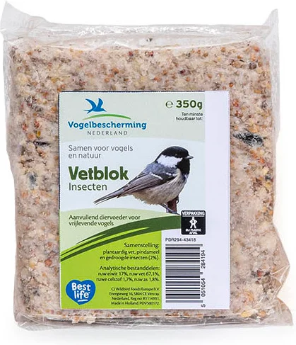 CJ Wildlife insecten vetblok 10 x 11,5 x 2,5 cm