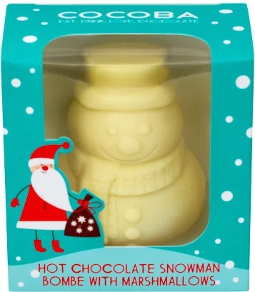 Chocoba Chocolate hot chocolate bombe sneeuwman