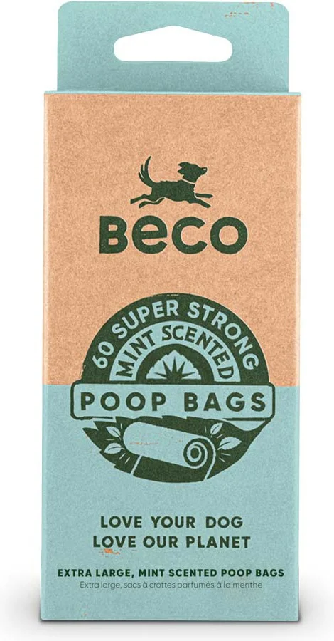 Beco poepzakjes Mint reis groen 4 x 15 stuks