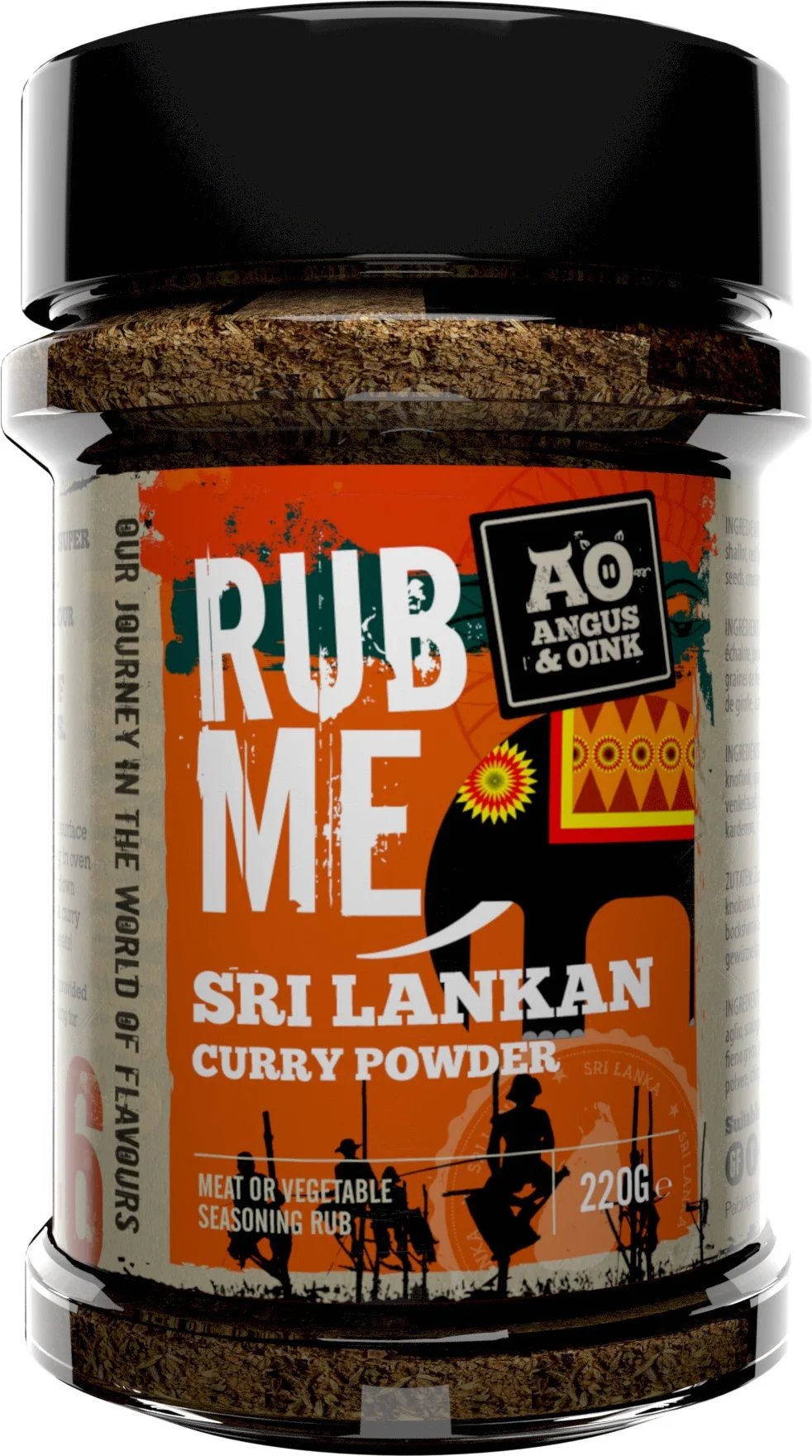 Angus & Oink kruiden rub Sri Lankan 220 gr