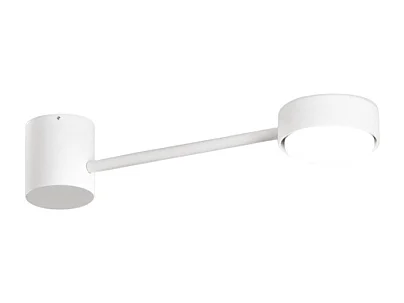 Eclipsia Witte Wandlamp - 325x85x64mm GX53 - Elegante Metalen Wandlamp