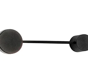 Eclipsia Zwarte Wandlamp – 325x85x64mm GX53 – Elegante Metalen Wandlamp