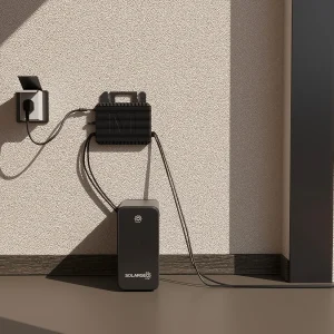 zonne-energie opslag batterijkit en micro-omvormer voor plug and play-paneel – 800W