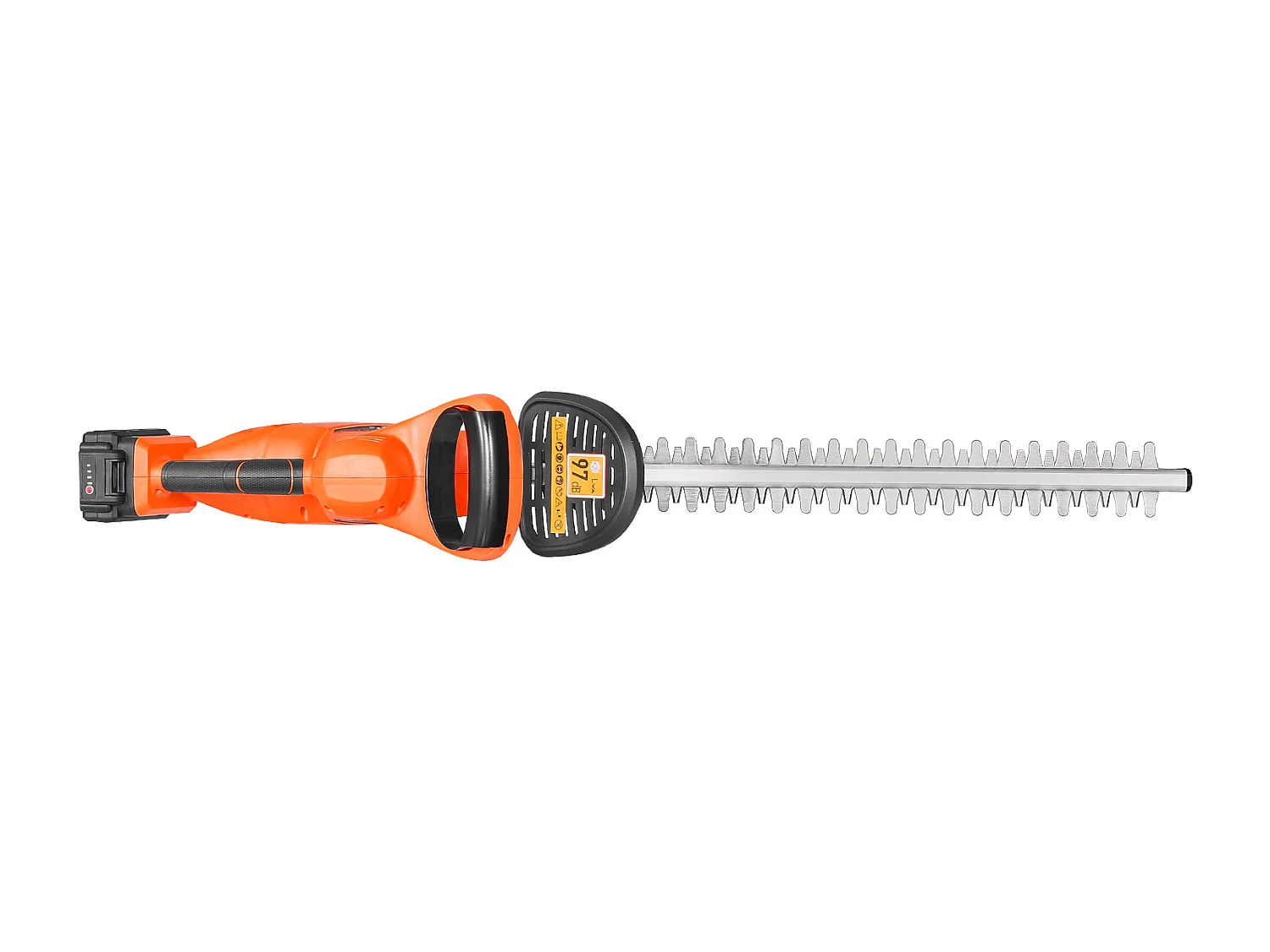 Elektrische Heggenschaar SucceBuy Draadloze Heggenschaar met 51 cm Dubbele Messen voor Nauwkeurig Snoeien