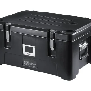 Geisoleerde Transportbox SucceBuy, Geisoleerd Bordhouder, Stapelbaar Bovenlaad 34 L, met 3 Pannen, Zwart Geisoleerde Transportbox SucceBuy, Geisoleerd Bordhouder, Stapelbaar Bovenlaad 34 L, met 3 Pannen, Zwart