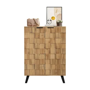 Dressoir, 5 compartimenten, Design Moderne, MDF, Hout, (80,5x35x109,5 cm)