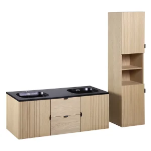 Dubbele spoelbak + STUDIO kolom
