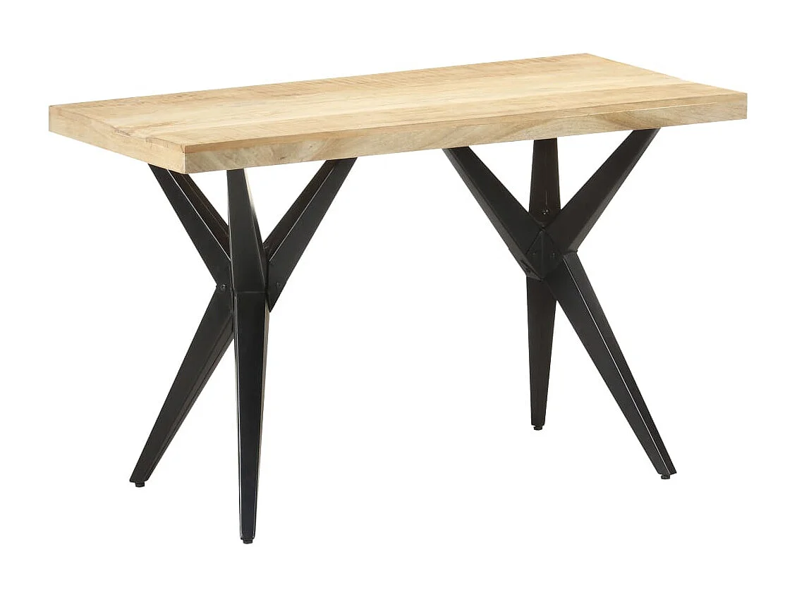Eettafel 120x60x76 cm massief mangohout