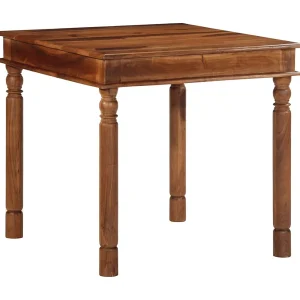 Eettafel 80x80x77 cm massief acaciahout Eettafel 80x80x77 cm massief acaciahout