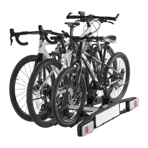 Fietsopbergsteun, SucceBuy Opvouwbare Fietsendragers voor 3 Fietsen, Compatibel met 5 cm Ontvangers Fietsopbergsteun, SucceBuy Opvouwbare Fietsendragers voor 3 Fietsen, Compatibel met 5 cm Ontvangers