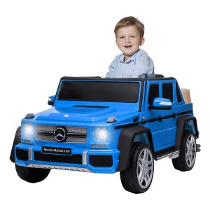 Elektrische auto voor kinderen Mercedes-Maybach G650 – ORYXEARTH – Blauw – Batterij 12V – Snelheid 3-5 km/h Elektrische auto voor kinderen Mercedes-Maybach G650 – ORYXEARTH – Blauw – Batterij 12V – Snelheid 3-5 km/h