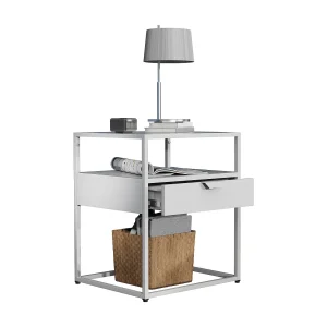 Metalen nachtkastje bijzettafel Flokas M Metalen nachtkastje bijzettafel Flokas M