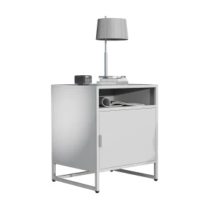 Metalen nachtkastje bijzettafel Flokas L Metalen nachtkastje bijzettafel Flokas L