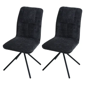 Eetkamerstoel MCW-N99 (set van 2), donkergrijs Eetkamerstoel MCW-N99 (set van 2), donkergrijs