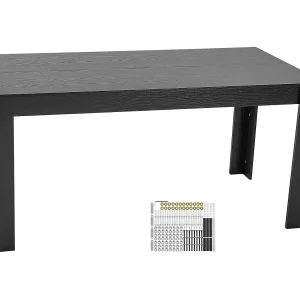 Eettafel SucceBuy, Rechthoekig van Hout, 160 cm voor 4 tot 6 Personen, van MDF-Hout Eettafel SucceBuy, Rechthoekig van Hout, 160 cm voor 4 tot 6 Personen, van MDF-Hout
