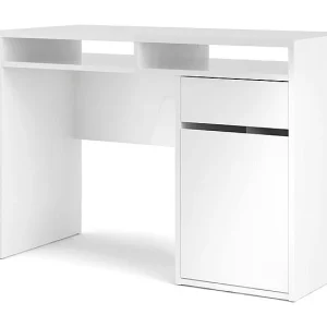 Fula bureau 2 vakken, 1 lade en 1 deur wit hoogglans.