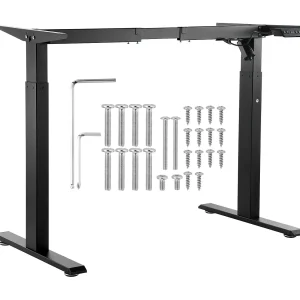 Elektrisch Staand Bureau Frame, SucceBuy, Staand Werkstation, Verstelbaar van 70 tot 117cm H, Elektrisch Staand Kantoormateriaal Elektrisch Staand Bureau Frame, SucceBuy, Staand Werkstation, Verstelbaar van 70 tot 117cm H, Elektrisch Staand Kantoormateriaal