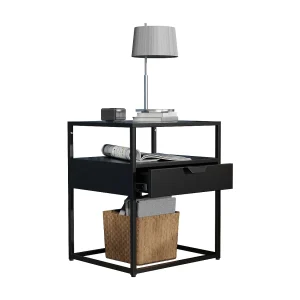 Metalen nachtkastje bijzettafel Flokas M Metalen nachtkastje bijzettafel Flokas M
