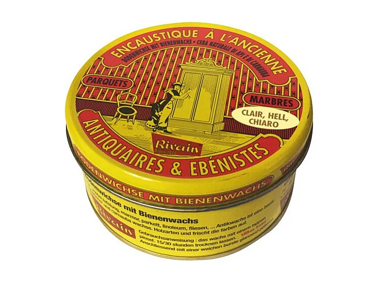Encaustic voor Licht Hout 250ml - Reinigt, Voedt, Beschermt en Laat Glanzen - Voor Meubels, Houtwerk, Parket, Marmer, Tegels