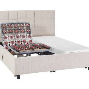 Elektrische decoratieve relaxbedbodem met matras met vormgeheugen 2 x 70 x 190 cm, beige EREGA Elektrische decoratieve relaxbedbodem met matras met vormgeheugen 2 x 70 x 190 cm, beige EREGA