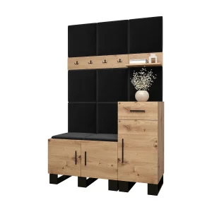 Garderobekast Artin 5 196/126/46 (Artisan Oak/Manila 18) Garderobekast Artin 5 196/126/46 (Artisan Oak/Manila 18)