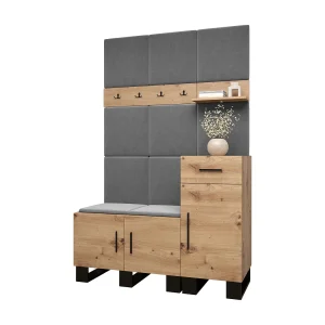 Garderobekast Artin 5 196/126/46 (Artisan Oak/Manila 16) Garderobekast Artin 5 196/126/46 (Artisan Oak/Manila 16)