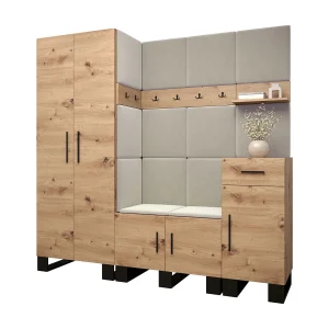 Garderobekast Artin 1 196/200/46 (Artisan Oak/Manila 02) Garderobekast Artin 1 196/200/46 (Artisan Oak/Manila 02)