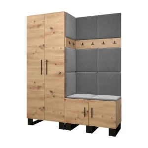 Garderobekast Artin 2 196/158/46 (Artisan Oak/Manila 16) Garderobekast Artin 2 196/158/46 (Artisan Oak/Manila 16)