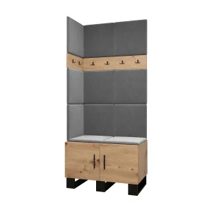 Garderobekast Artin 11 196/84/46 (Artisan Oak/Manila 16) Garderobekast Artin 11 196/84/46 (Artisan Oak/Manila 16)