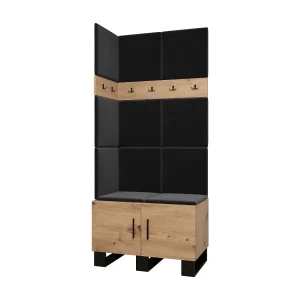 Garderobekast Artin 11 196/84/46 (Artisan Oak/Manila 18) Garderobekast Artin 11 196/84/46 (Artisan Oak/Manila 18)
