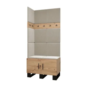 Garderobekast Artin 11 196/84/46 (Artisan Oak/Manila 02) Garderobekast Artin 11 196/84/46 (Artisan Oak/Manila 02)