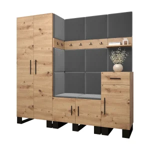 Garderobekast Artin 1 196/200/46 (Artisan Oak/Manila 16) Garderobekast Artin 1 196/200/46 (Artisan Oak/Manila 16)